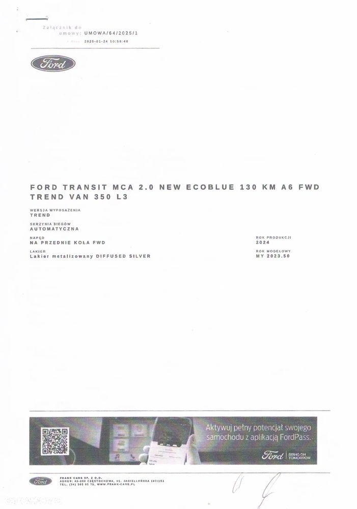 Ford TRANSIT leasing oddam/cesja - 8