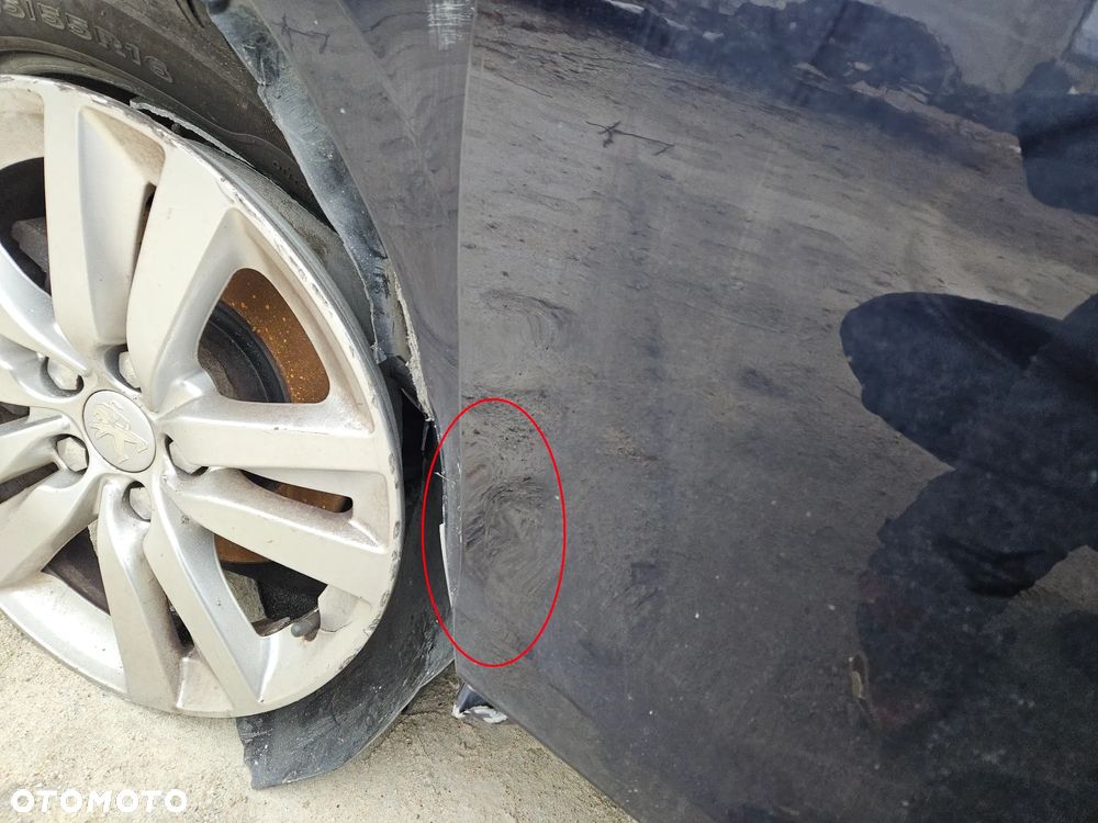 Drzwi lewe przód przednie Peugeot 308 II T9 kombi SW 2015r EKUD - 5