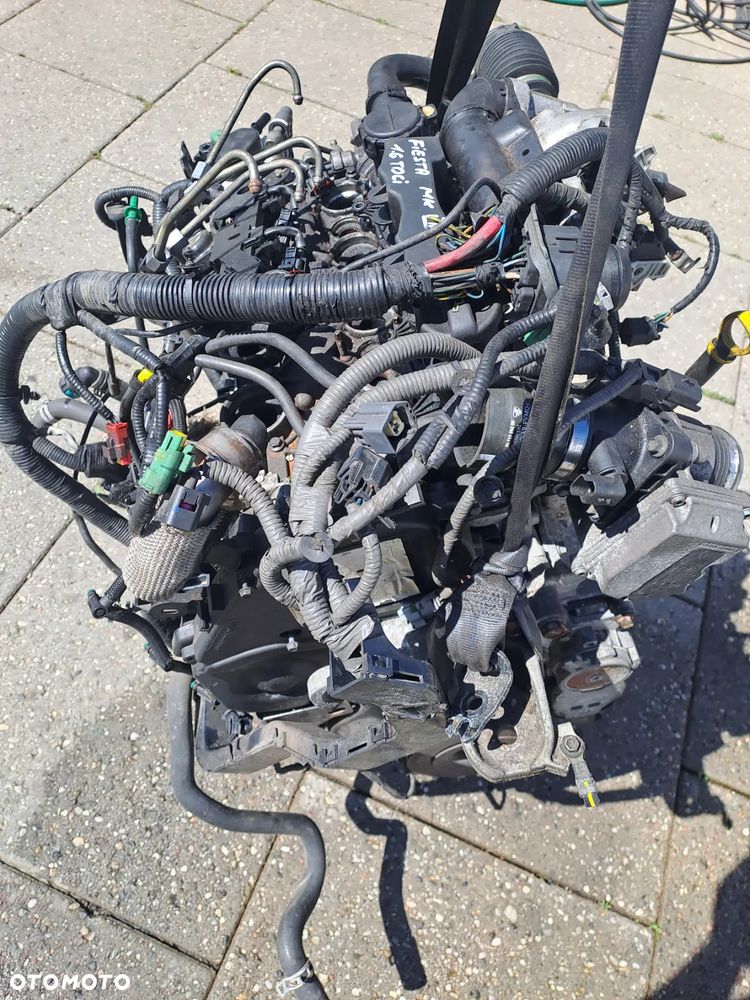 Ford Fiesta MK 7 1.6 TDCi silnik kompletny kod HHJA HHJB HHJD i inne - 1