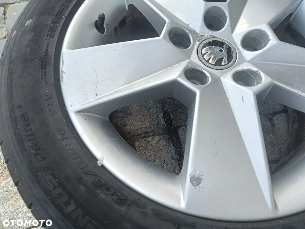Felgi Aluminiowe 16 Skoda Octavia 3 5x112 ET46 5E0601025H Koła VW Seat Audi 6,5Jx16H2 - 16