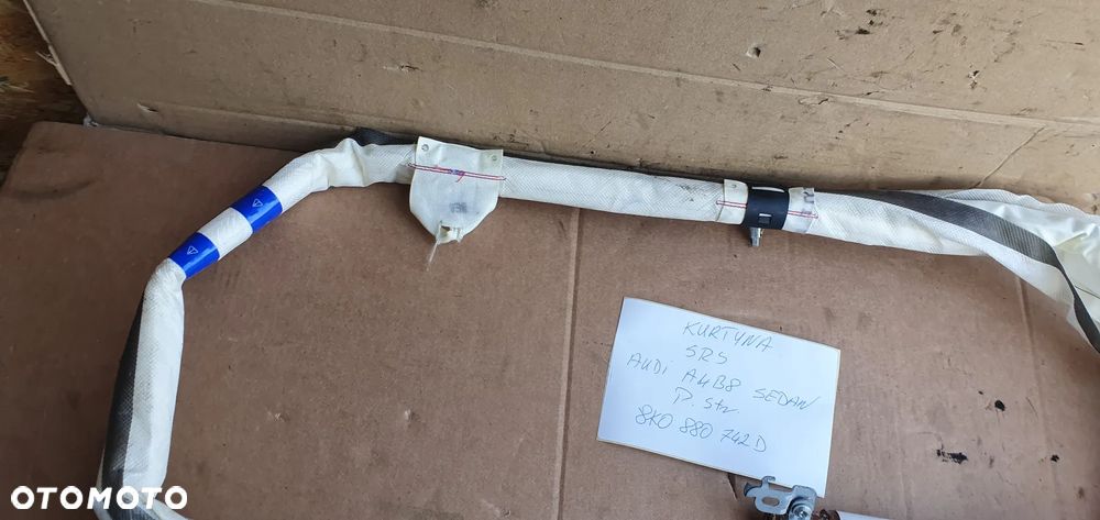 Kurtyna airbag poduszka boczna prawa Audi A4 B8 Sedan 8K0880742D - 3