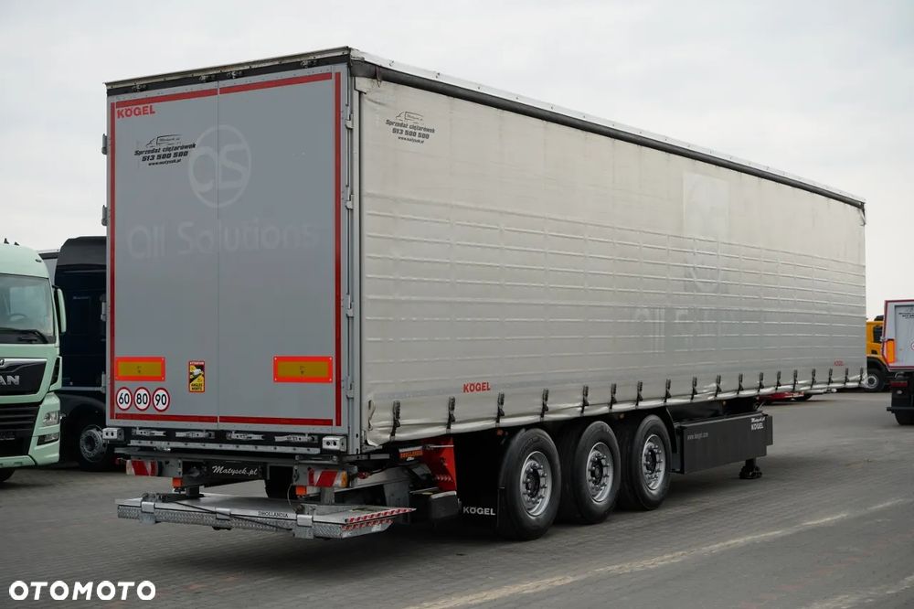 Kögel FIRANKA / WINDA ZAŁADOWCZA DHOLLANDIA /  STANDARD / KOSZ NA PALETY / OŚ PODONOSZONA / - 5