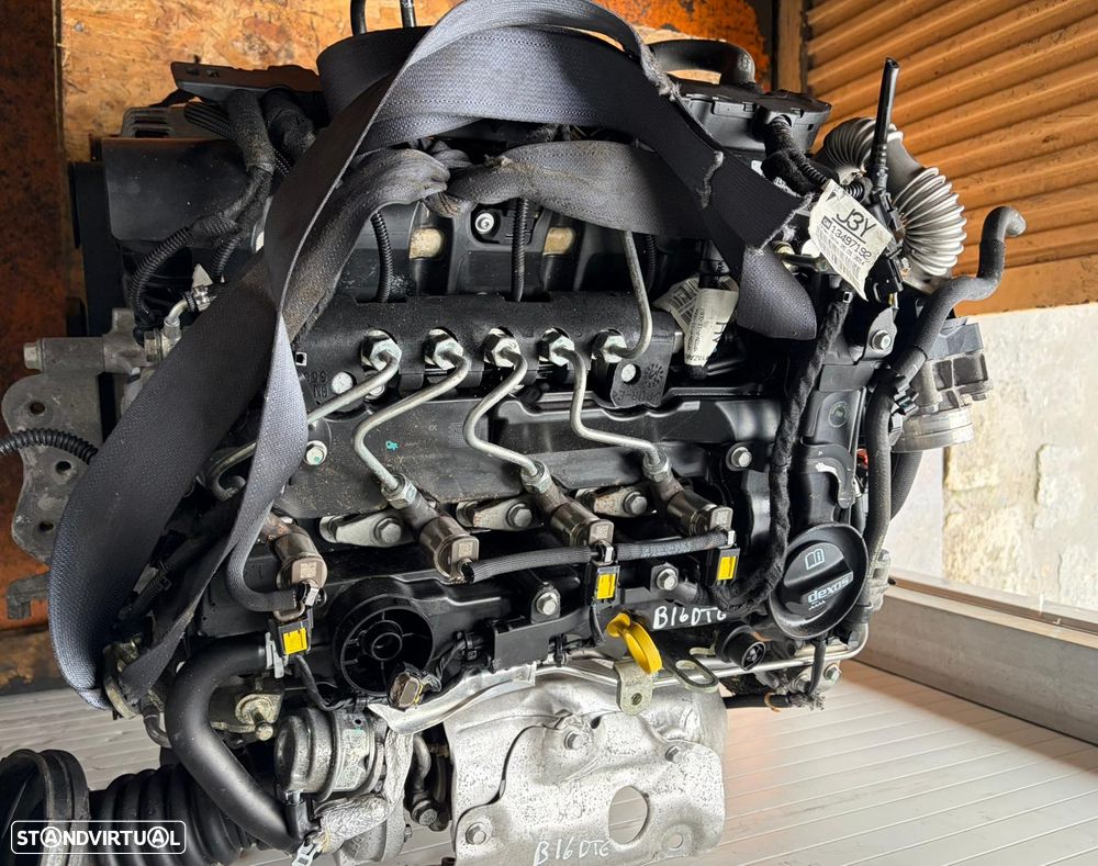 Motor Opel Astra K 1.6 Cdti Ano 2015 Ref: B16DTE - 2