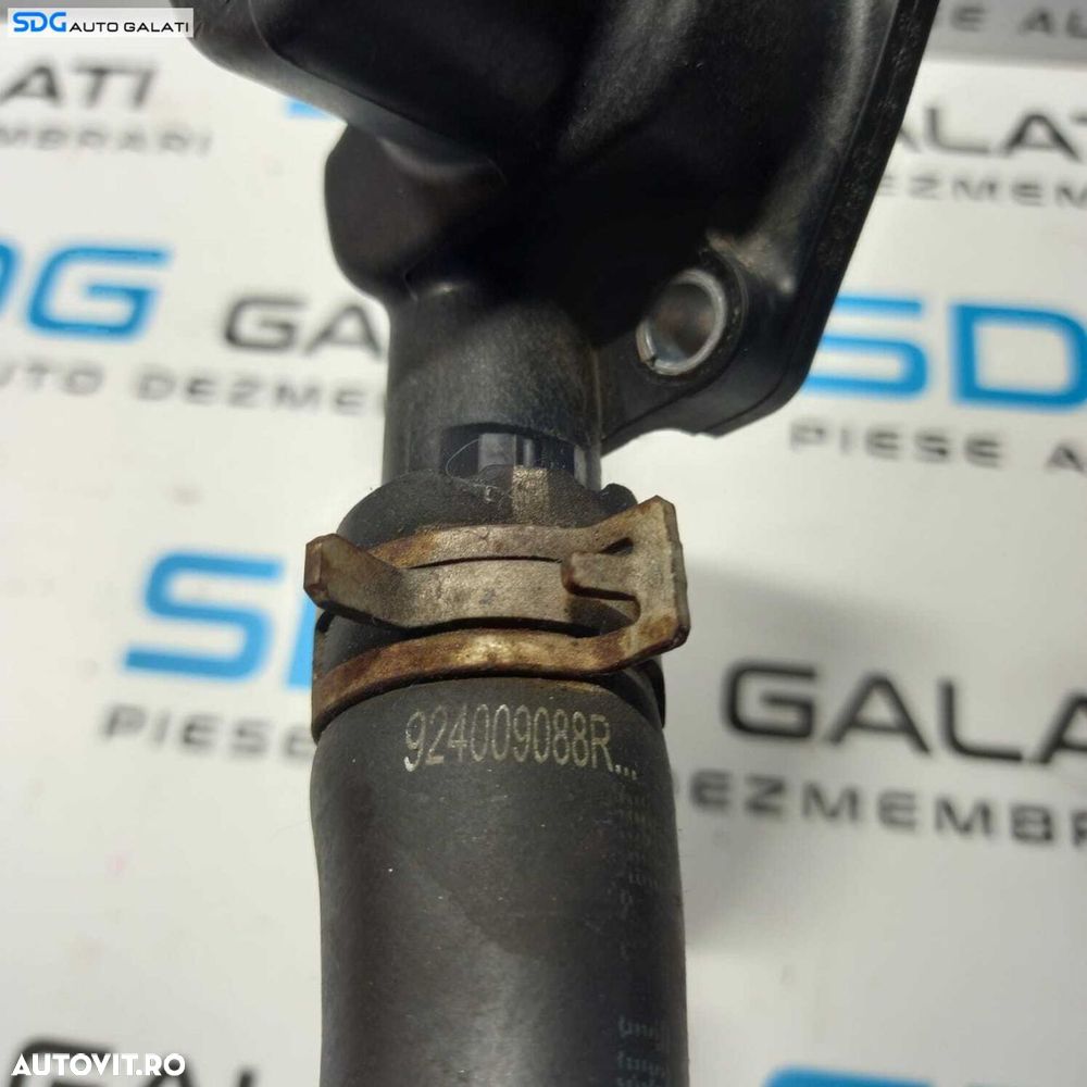 Furtun Conducta Racire Apa Antigel cu Carcasa Corp Termostat Dacia Sandero 2 1.2 2012 - 2016 Cod 8200660882 924009088R [0993] - 6