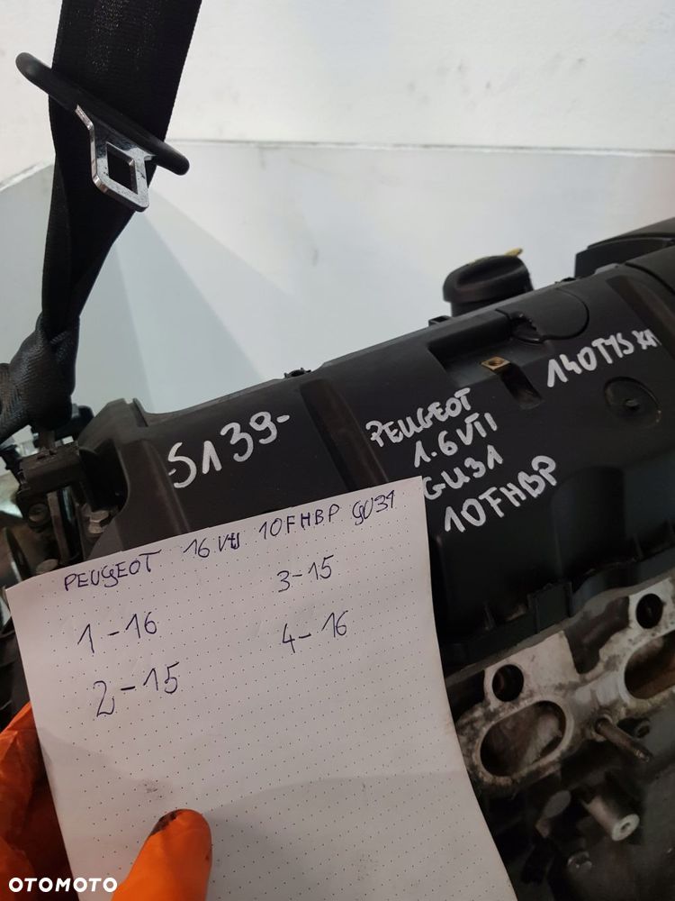 silnik kompletny gu31 10fhbr 1.4 1.6 vti peugeot-citroen-mini-bmw 140tys km - 9