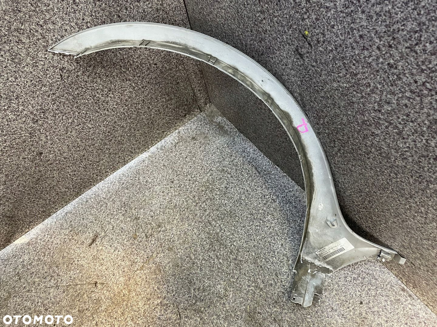 Listwa blotnika prawy przod przednia MPakiet 354/7 TITANSILBER BMW X3 E83 - 5