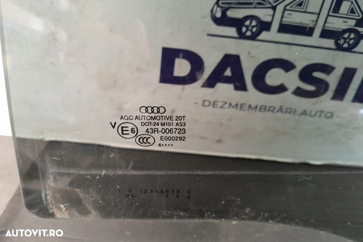 Geam usa spate stanga 43R-006723 43R-006723 Audi Q3 8U [2011 - 2014] - 3