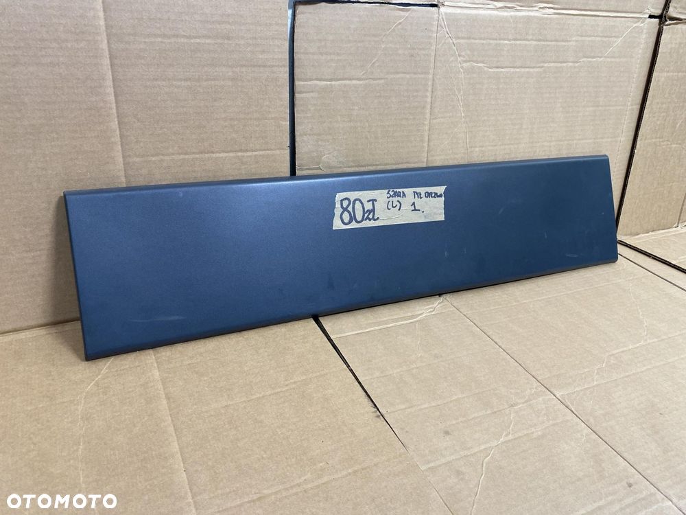 DUCATO BOXER JUMPER 06- LISTWA LEWA TYLNA DRZWI TYŁ LEWY SZARA ORYGINAŁ - 2