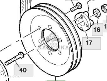 John Deere 9780CTS 9780HM 9780 CTS Koło Prowadzące H161415 CZĘŚCI - 1