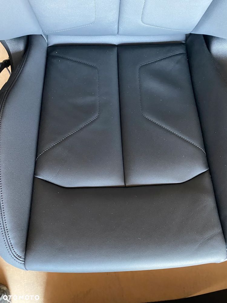 Audi Q3 83A kompletny środek Fotel fotele kanapa skóra boczki czarne 26km - 14