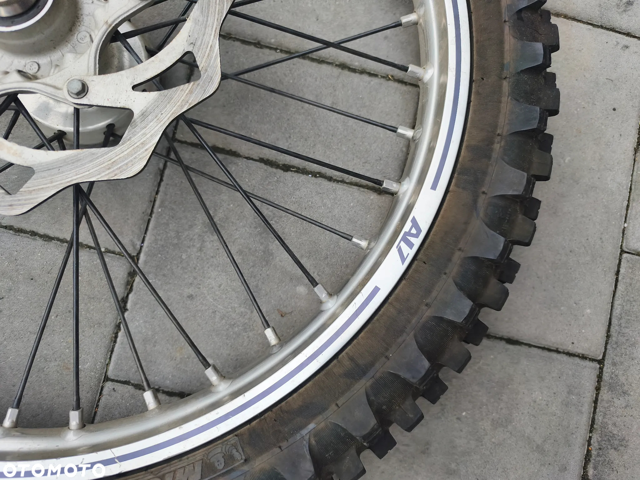 Koło przód, przednie, felga, opona, tarcza hamulcowa przód KTM, Husqvarna, GasGas, Husaberg Excel 21x1,6 - 5