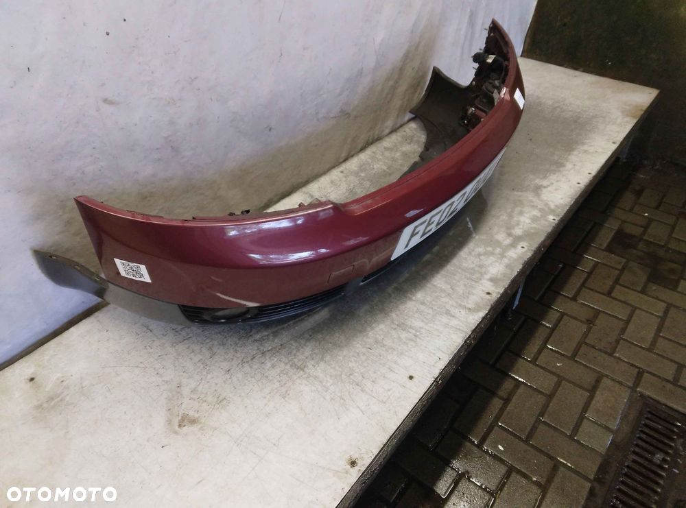 ^ ZDERZAK PRZÓD PRZEDNI AUDI A4 B6 LZ3Q BORDO BORDOWY HALOGENY - 4