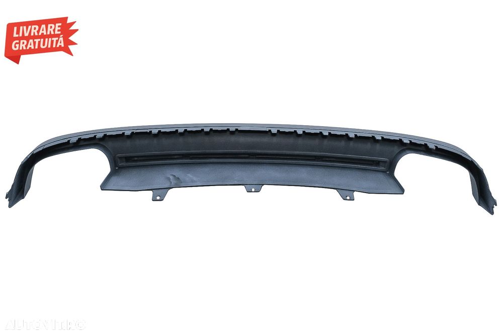 Difuzor Bara Spate si Ornamente Evacuare Audi A7 4G (2010-2014) S7 Facelift Design- livrare gratuita - 6