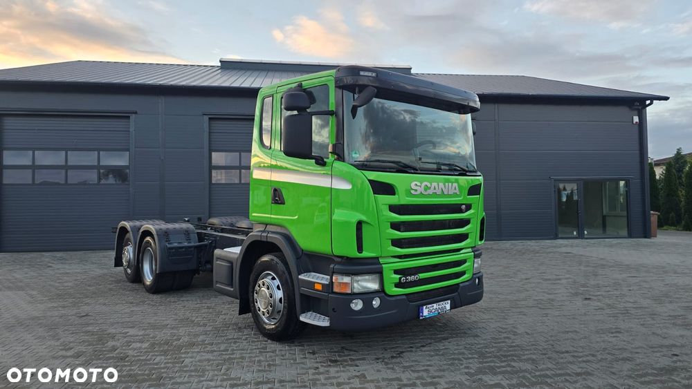 Scania G360 6x2 13litrowy 6cyl ful air 3.9 rozstaw idealna rama do zabudowy pod beczkę asenizacyjną, mleko, wywrotka - 2