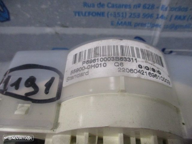 Comando Sofagem 55900H010 CITROEN C1 1 FASE 1  2006 1.0I 70CV 3P CINZENTO - 4
