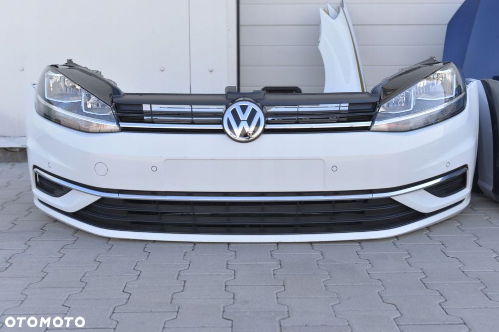 MASKA ZDERZAK BŁOTNIK GRILL LAMPA PAS BELKA XENON VW GOLF 7 VII Lift - 4
