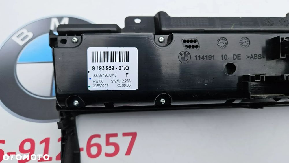 BMW X5 E70 X6 E71 Panel klimatyzacji AC nawiewu 9193959 9180946 panel PDC - 7