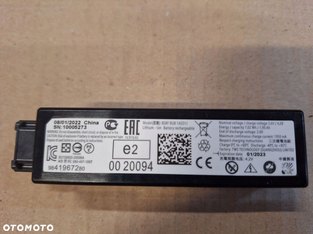 dodatkowa bateria akumulator opel astra l peugeot 308 t10 - 2