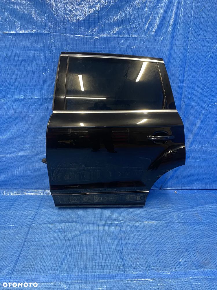 AUDI Q7 4L DRZWI LEWE LEWY TYŁ TYLNE LZ9Y CZARNE KOMPLETNE - 2