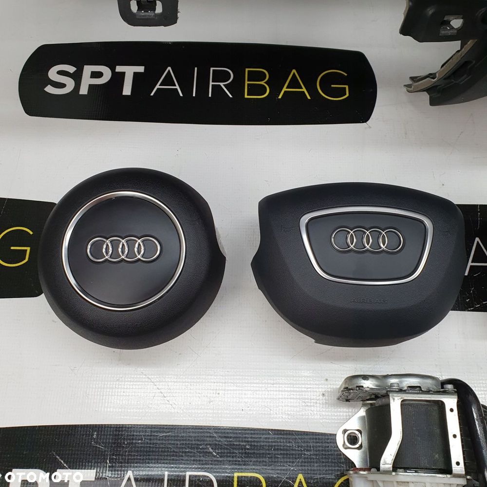 AUDI A3 8V DESKA ROZDZIELCZA KONSOLA KOKPIT PULPIT PODUSZKI AIRBAG AIR BAG PASY KIT SET - 6