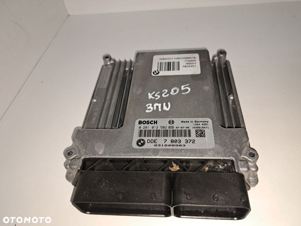 BMW E87  DDE7803372 KOMPUTER STEROWNIK - 1