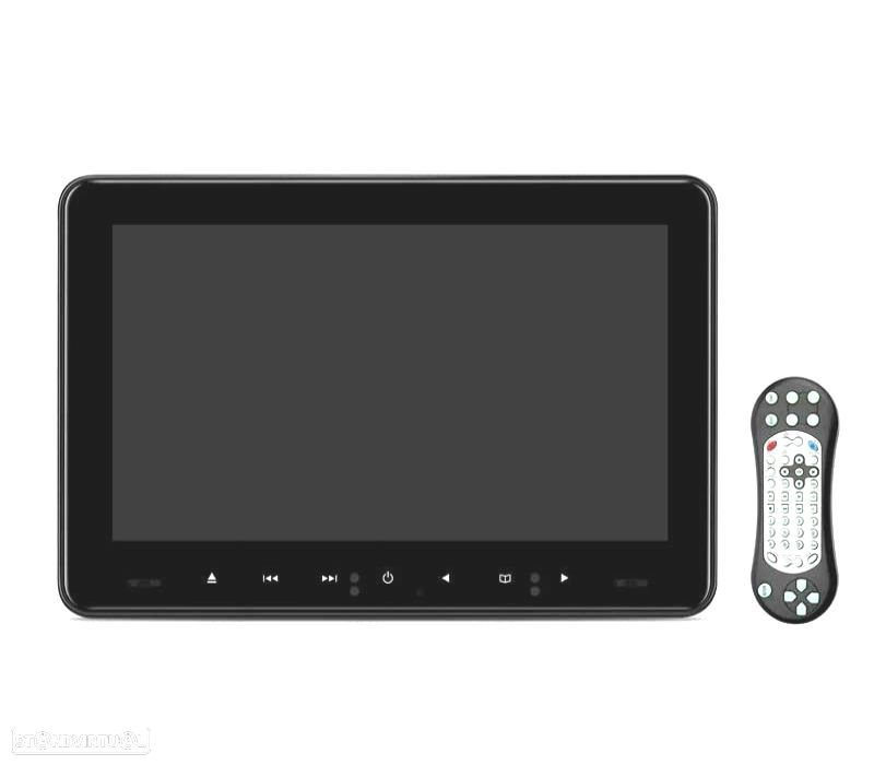 ENCOSTO DE CABEÇA 9" POLEGADAS DVD SD USB HDMI AV IN OUT JOGOS 32 BITS - 8