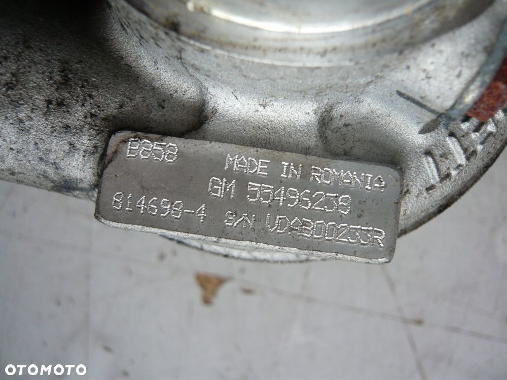 turbosprężarka 814698-4 opel astra k insignia - 3