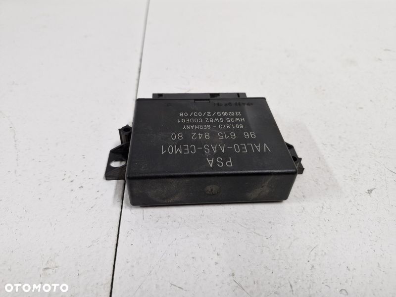 PEUGEOT 307 CC CABRIO MODUŁ STEROWNIK CZUJNIKÓW PARKOWANIA PDC 9661594280 - 2