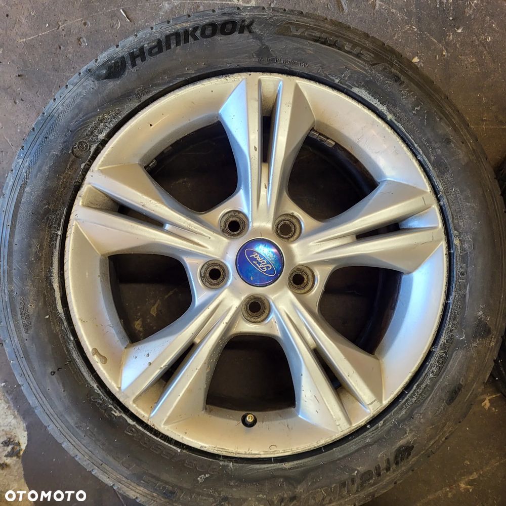 FORD FOCUS MK2 MK3  KOMBI HB KOŁA FELGI ALUMINIOWE 16 CALI OPONY LETNIE HANKOK - 5