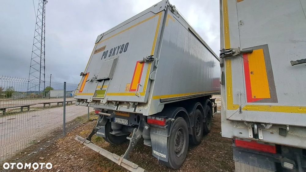 Wielton NW-3 / waga 6,2t / poj. 38m3 / elek. dach / Teflon / 20 naczep r.2022 - 5