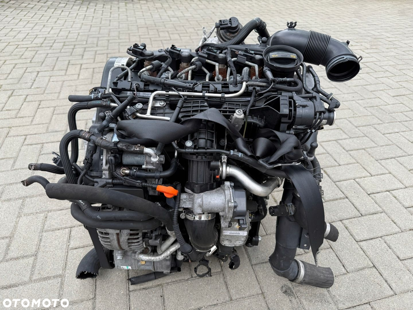 SILNIK KOMPLETNY 1.6 TDI CAY AUDI VW SEAT SKODA 158 tyś km 60DNI GWAR - 2