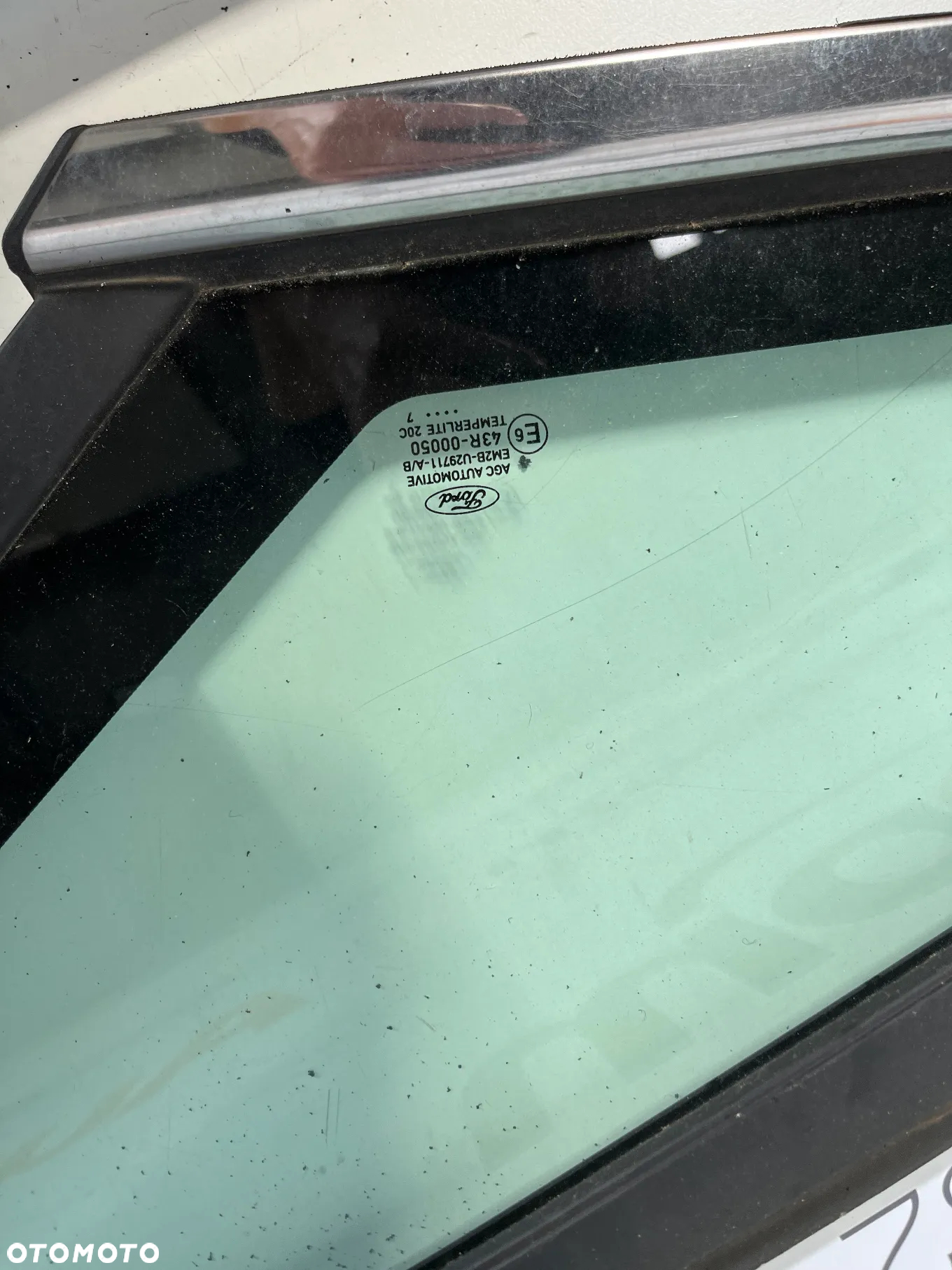 Szyba PRAWA/LEWA PRZÓD TRÓJKĄT FORD GALAXY EM2BU29710AB,EM2BU29711AB - 2