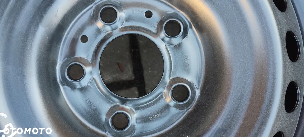 FELGI STALOWE 5x114.3 6.5Jx16 CALI ET40 NISSAN QUASHQAI JAK NOWE RENAULT KADIAR SCENIC MEGANE 1 SZTUKA JEDNA - 3