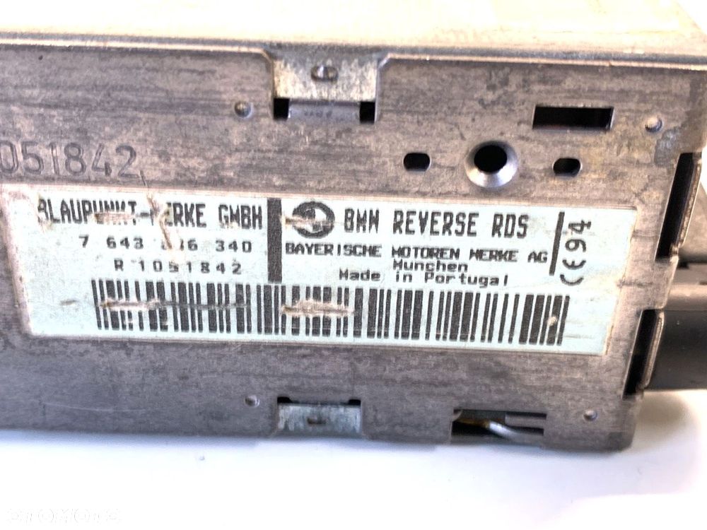 RADIO BMW 3 Compact (E36) 1994 - 2000 316 i 77 kW [105 KM] benzyna 1999 - 2000 8352861 - 4