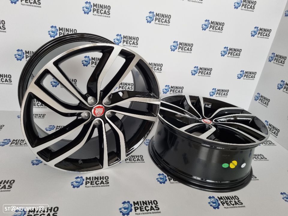 Jantes Jaguar XF em 20 Preto Polido - 5