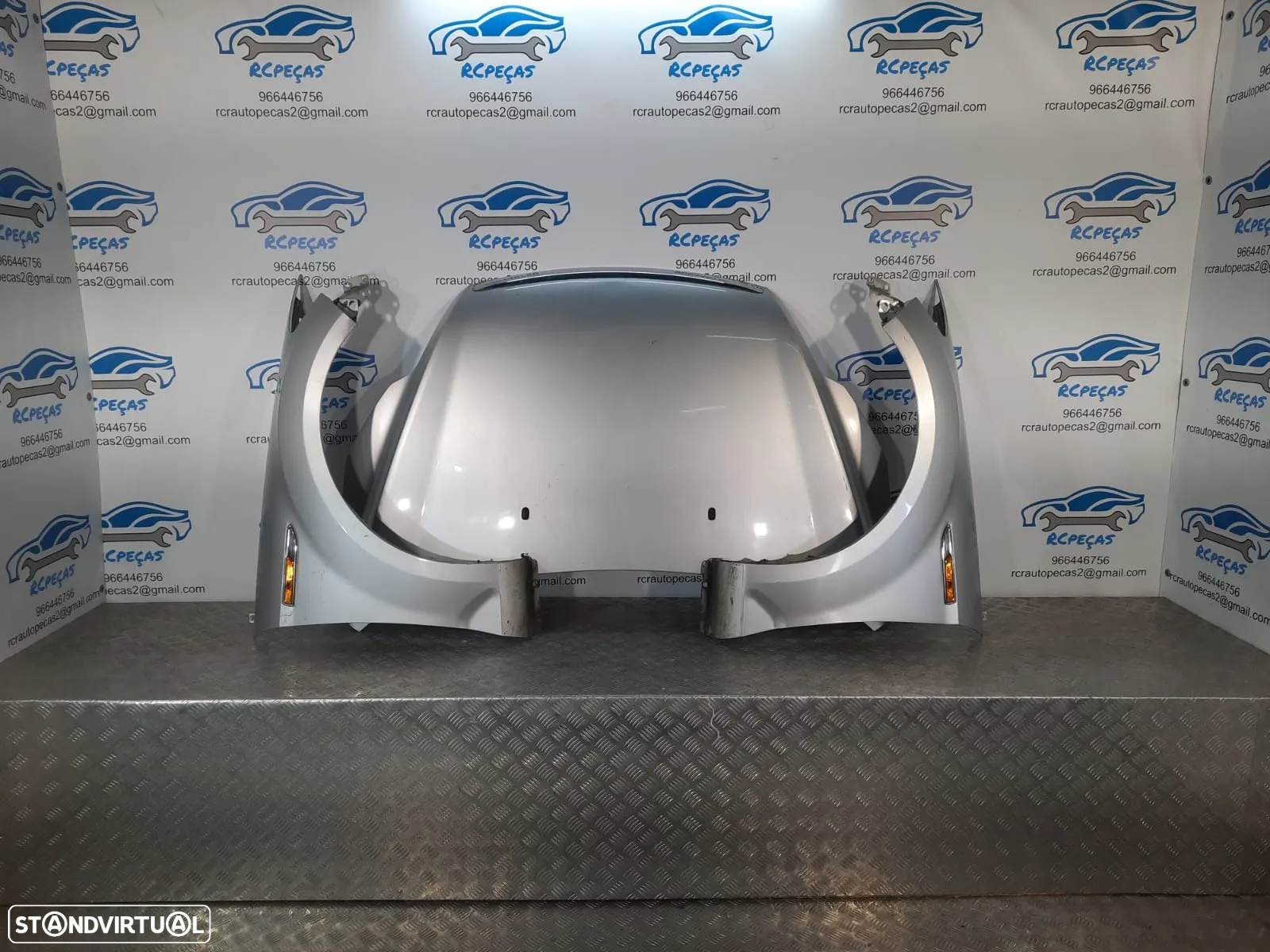 FRENTE COMPLETA FORD MONDEO IV 4 MK4 CAPOT PARACHOQUES GUARDA-LAMAS OTICAS RADIADOR VENTILADOR FRENTE FIBRA REFORÇO - 7