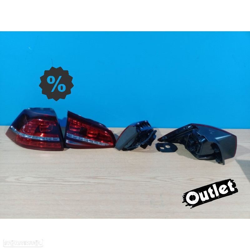 R014098C2 FAROLINS VOLKSWAGEN VW GOLF 7 12-17 LOOK GTI LEDS INDICADORES DINÂMICO - 3