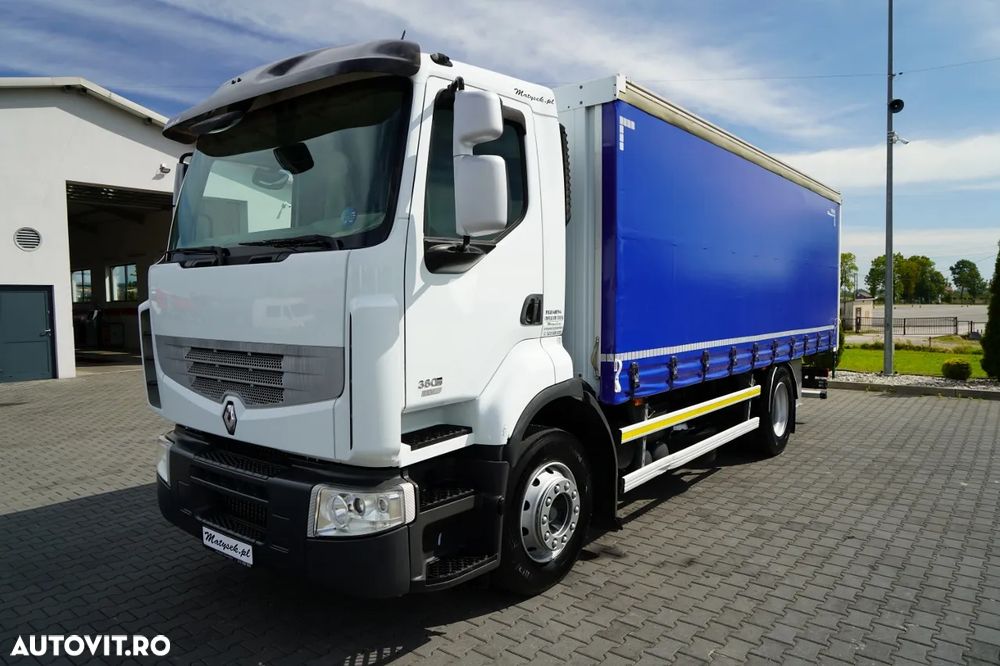 Renault PREMIUM 380 DXI / CORTINĂ 6.2 M / 4x2 / FLEETBOARD / EURO 5 - 5