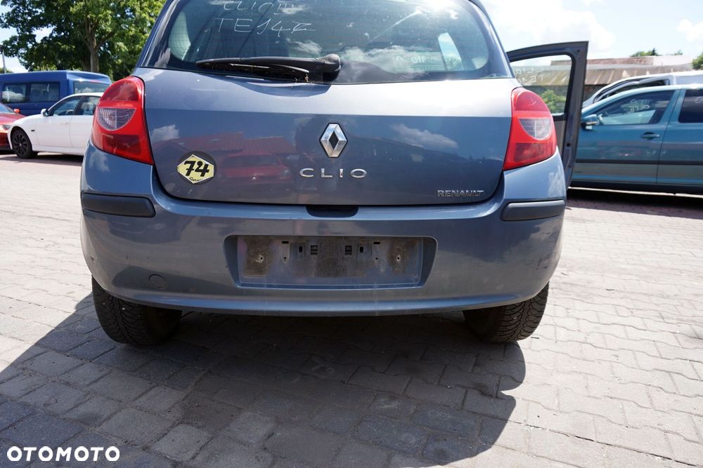ZDERZAK TYLNY CLIO III PH1 3D HB TEJ47  SZARY RENAULT 2005-2009 - 1
