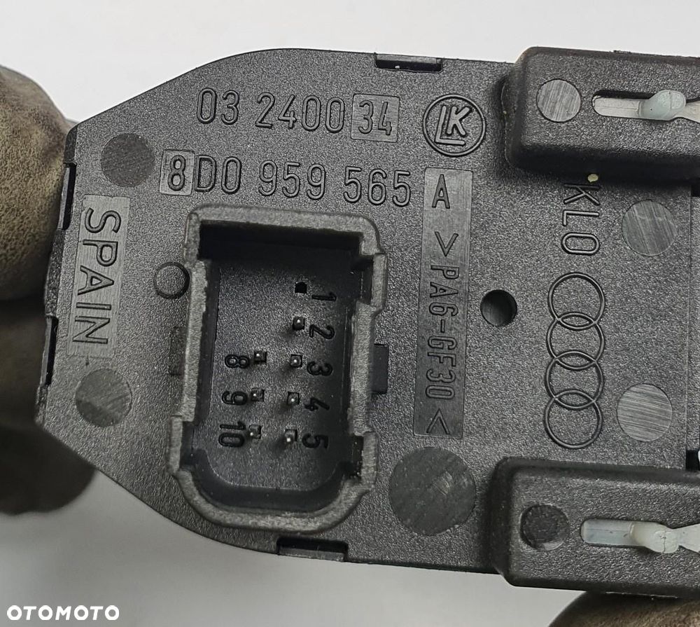 PRZEŁĄCZNIK PANEL REGULACJI LUSTEREK AUDI A4 B5 8D0959565A - 4