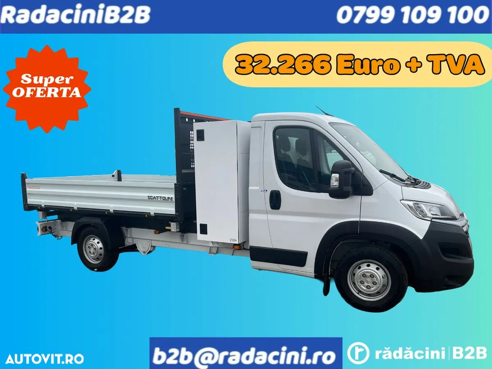 Citroën Jumper + bena basculabila trilateral + Box unelte - 3