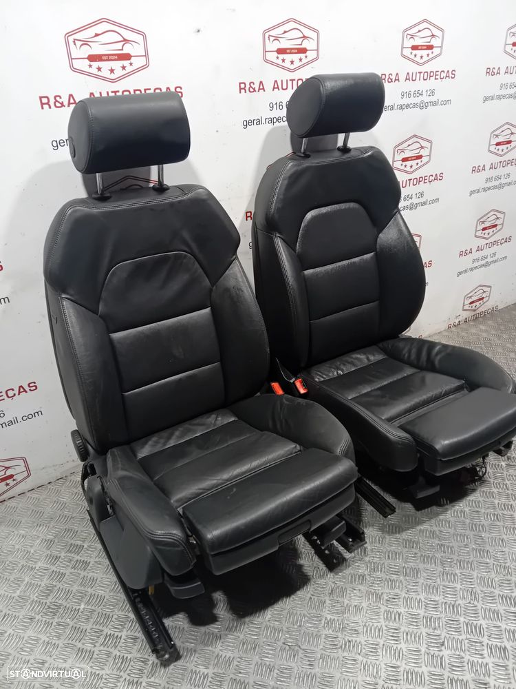 Conjunto de Bancos Audi A3 Sportback 8P Pele Original - 9