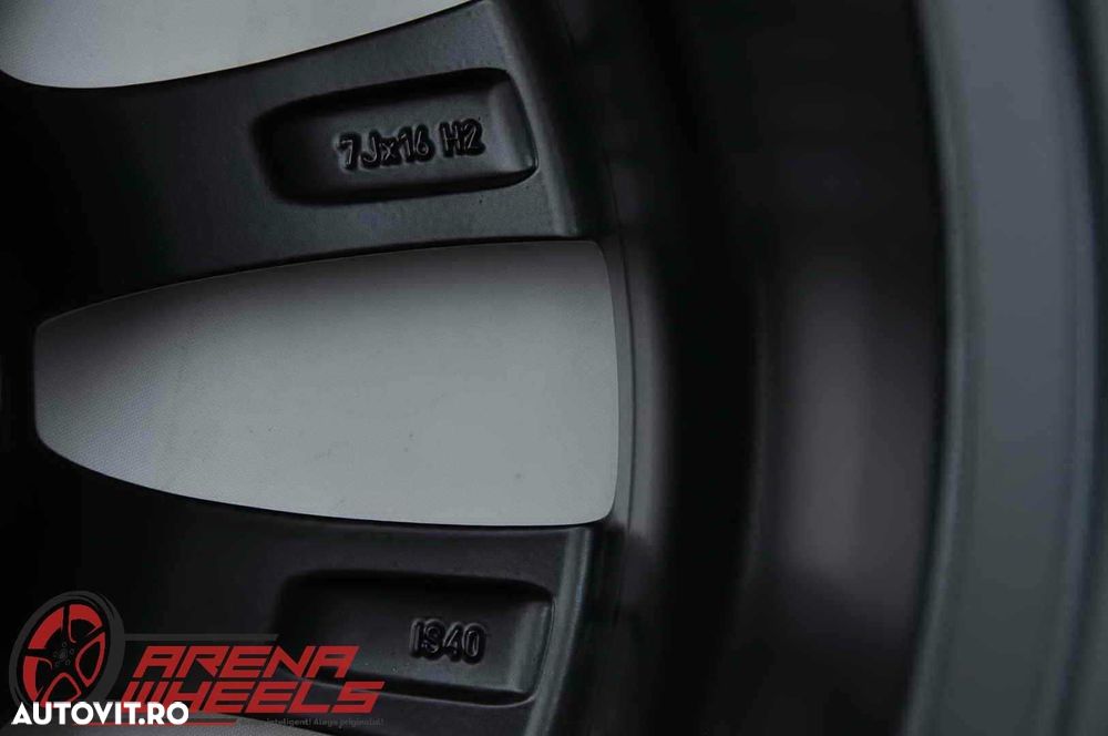 Jante 16 inch Originale BMW Seria 1 F20 F21 R16 Style 411 Negru Mat - 8