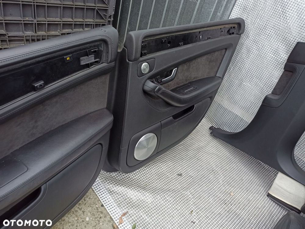 AUDI A8 S8 D3 FOTELE KOMPLET SPORT ALCANTARA ELEKTR GRZANE BOCZKI BO - 4