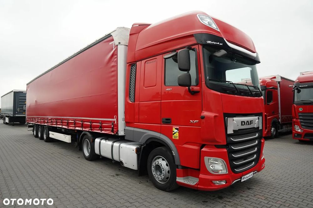DAF XF 480 / ZESTAW / LOWDECK / SSC / + WIELTON / FIRANKA / MEGA / BDE / DACH PODNOSZONY / SAF - 7