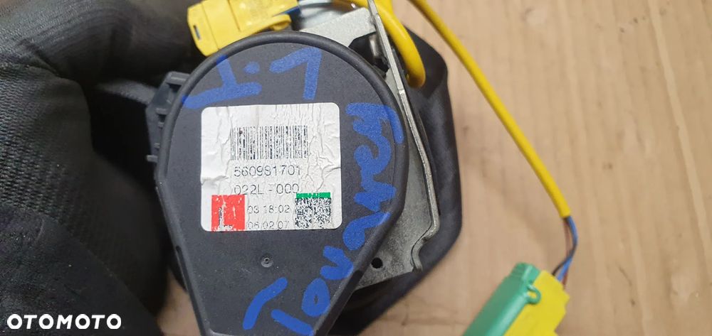 Pas bezpieczeństwa napinacz lewy tył VW Touareg 7L0857805B - 6
