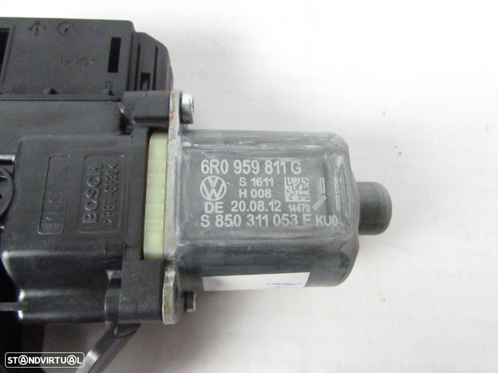 Motor elevador Esquerdo/Trás Seminovo/ Original VW POLO (6R1, 6C1) 6R0959811G - 3