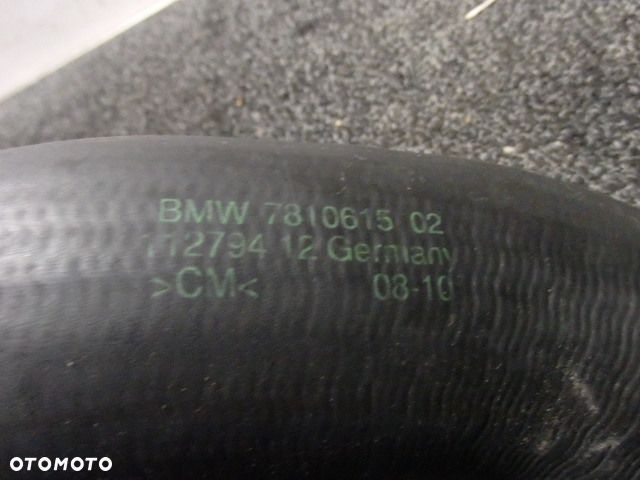 BMW F07 F10 F11 PRZEWÓD RURA INTERCOOLERA TURBINY N47  7810615 RAF-AUTO CZĘŚCI BMW - 2