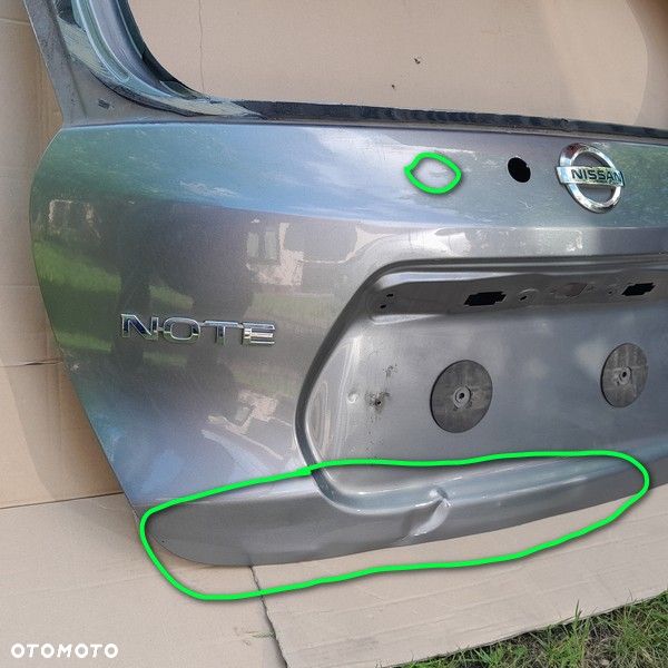 KLAPA TYŁ TYLNA NISSAN NOTE II E12 - 3