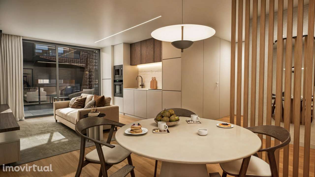Apartamento T1 novo | Condomínio com piscina | Viana do Castelo - Grande imagem: 2/11